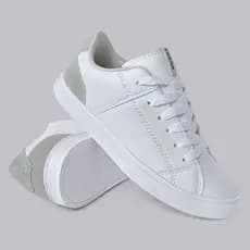 Tênis Masculino Infantil Confortável Leve e Macio casual Branco 70062