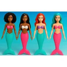 🧜‍♀️ Boneca Sereia Sortida com Cauda Brilhante e Rosto Realista – Mundo Mágico Submarino