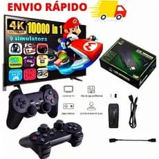 Jogo Video Gama stick jogo Retrô Ps2 ps 2 Nintendo  Atari game boy 10 mil Jogos