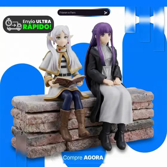 Frieren e Fern Boneco Colecionável 14 /15cm Sousou no Frieren Beyond Journey End Anime Figura Jornada além