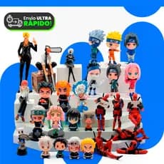 Action Figures Anime Colecionáveis Goku One Piece Demon Slayer Naturo