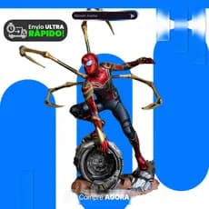Boneco Homem Aranha Action Figure Spider Man Vingadores 20cm pvc