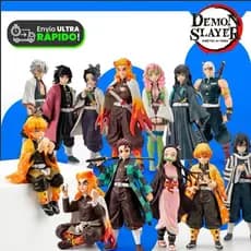 Boneco Demon Slayer Tanjiro  Nezuko Zenitsu Action Figure Modelo Manga Figuras Coleção De Brinquedos