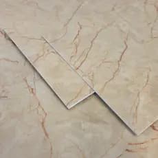 Kit 10 Unidades Placa Adesiva Flexível para Parede Modelo Mármore Crema Valência 30x60cm