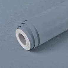 Papel de Parede Adesivo Lavavel Texturizado Rabiscado Ilha Azul 5M