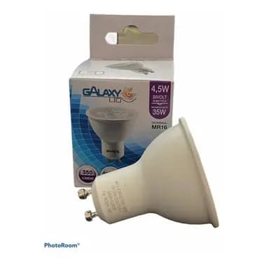 Kit 08 Lâmpadas Led Gu10 4,8w Branco Quente - Bivolt