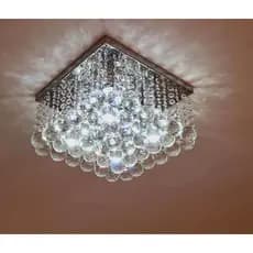 Lustre De Cristal Legítimo Plafon Para Sala/quarto
