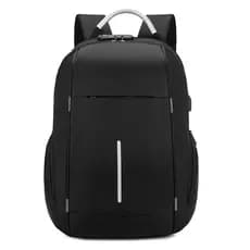 Mochila Notebook Anti Furto Alça Impermeável Reforçada Cadeado Saida Cabo Aux Usb Fone Ouvido 3302