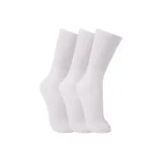 Kit 18 Pares Meia Sport 100% Branca Cano Alto Grossa Algodão