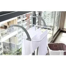 Varal Secador Portátil Seca Roupa em Portas Janela Varandas Apartamento Prático Acampamento