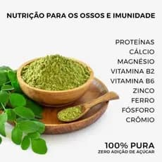 Moringa em pó 100% Premium natural