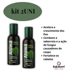 Kit - 2uni- Tônico De Alumã Trihair - 120ml