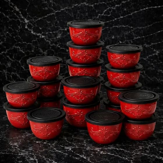 KIT 10 POTES BOWL ,VASILHA, TAPOER PARA COZINHA,ORGANIZADOR DE ALIMENTOS