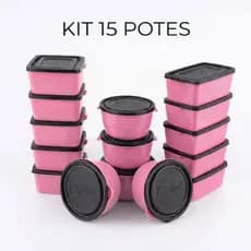 15 Potes Organizadores Multiuso para Cozinha Hermeticos Livre de bpa free