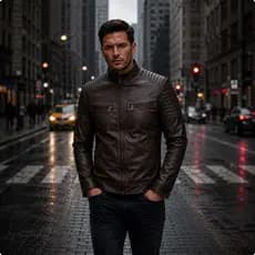 Jaqueta De Couro Masculina Resistente Super Promoção
