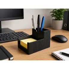 Organizador de Mesa Elegante, Porta Canetas e Post-it, organizador de mesa porta caneta, organizador
