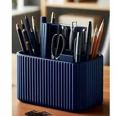 Organizador de mesa  Porta-canetas  Organizador de escritório  Organizador de home office  Porta lápis  Suporte para can