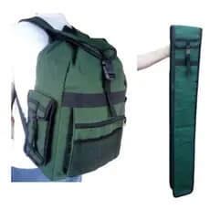 kit Completo para Pesca Mochila + Porta varas em Lona