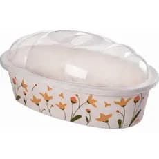 Porta Pão Plasútil Floral Serve Pão Café Da Manhã 3,15l