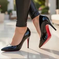 Scarpin Feminino Sophia Shoes Sapato Salto Fino Alto 10cm Clássico Verniz Brilho Bico Fino Social