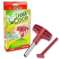 Fura Coco Furador de Coco Perfurador Manual Abridor Higienico