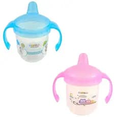 Copo Treinamento Com Alça - Copinho Bebê 200ml - AZUL ou ROSA