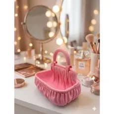 Organizador de Pinceis, Mini bolsa decorativa, escritório, maquiagem, porta - treco, M2 - Sara Presentes