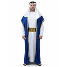FANTASIA BIBLICA DE LUXO, veste santa, roupas arabicas, tunicas hebraicas, roupa de shake