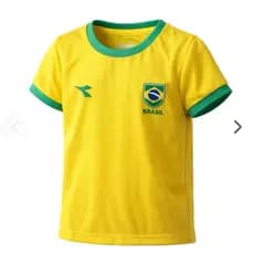 Camiseta Brasil Diadora Campione Infantil Oficial 2026