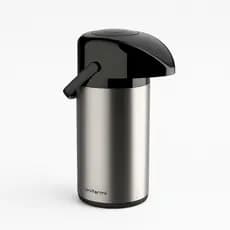 Garrafa Térmica Inox 600ML Verona Pressão Unitermi Café Chá Leite Tereré Chimarrão Água