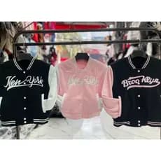Jaqueta College Feminina Cropped