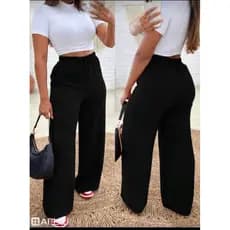 calça pantalona feminina duna preta