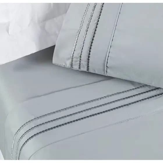 Jogo de Lençol Queen Jogo de Cama Queen Allegra  Micropercal 200 Fios Toque Macio
