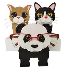Suporte Para Óculos Vários Animais Gato Capivara Guaxinim Ovelha Panda Decorativo Mesa