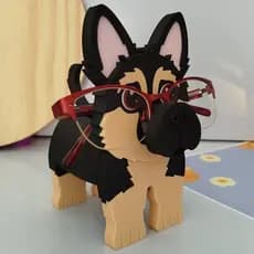 Suporte para Óculos Cachorrinho Decoração de Mesa -  Com as Características do seu Pet
