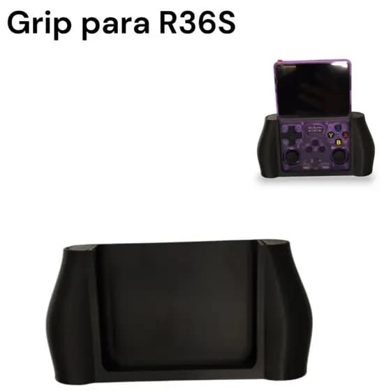 Grip  para Controle R36S / Ergonômico  Suporte Confortável Gamer Impressão 3D