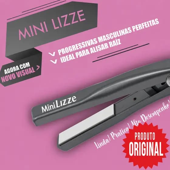 Prancha Chapinha Mini Lizze BiVolt Original