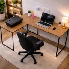 Mesa Escrivaninha Em L Para Home Office Notebook Estudos Em Promoção