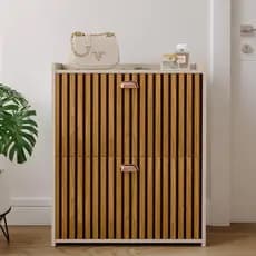 Sapateira Organizadora Vertical Quarto Closet Puxador Concha 12 Pares De Sapatos Calçados