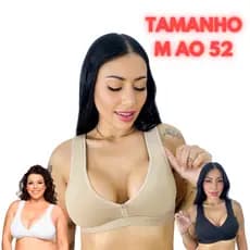 Kit 3 Sutiã Alça Espuma Acolchoado Comum ao Plus Size Sem Bojo Soutien Reforçado Sustentação Sutian