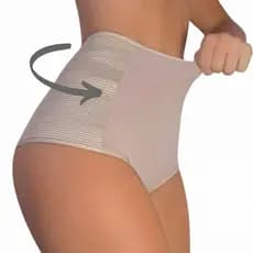 Kit 2 Calcinha Cinta Modeladora M ao Plus Size Parto Pós Cirúrgica Compressão Redutora de Medidas