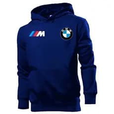 Blusa de Moletom Bmw Carros casaco de frio moleton capuz e bolso