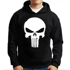 Moletom canguru de bolso e capuz blusa de frio o justiceiro casaco moleton Feminino Masculino