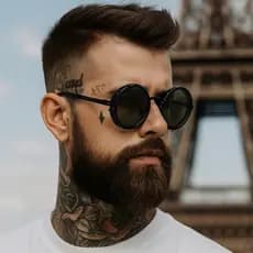 Óculos Polarizado com Filtro ND Ajustável 9 Níveis UV400 Retro Unissex Estilo Premium