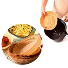 Forma Papel Descartável P/ Fritadeira Elétrica Airfryer 50pç
