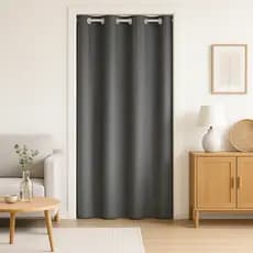 Cortina Blackout Para Porta 1,40 x 2,20 De PVC Cortina Para Porta Blindx