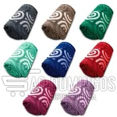 5 Toalhas de Rosto Decorada Bola 0,45 x 0,70 100% Algodão
