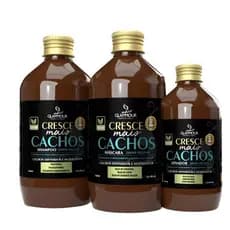 Kit Cresce Mais Cachos Shampoo E Ativador ( Linha Vegana ) - Mais Glammour Professional