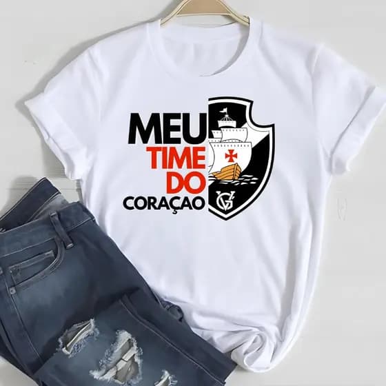 Camiseta Do Vasco Feminina Masculina & Infantil / Camisa Do Vascao