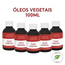 Óleo vegetal 100% Puro - 100ml. Usar em massagem, cremes, sabonetes e cosméticos em geral.